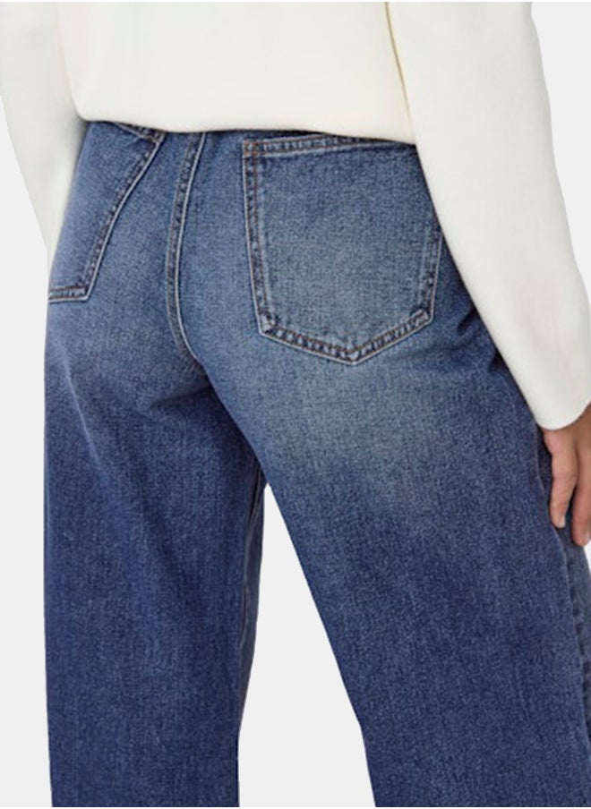 ONLY ONLY Womens Hope High Waist Wide Leg Jeans  - Image 2