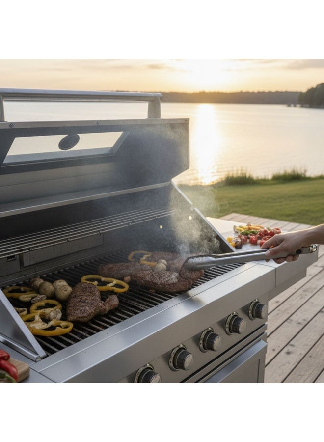 DANUBE HOME Deluxe BBQ Kitchen Outdoor Cooking – Stylish Modular Outdoor Kitchen Stainless Steel Finish for Garden, Patio & Villa Entertaining - Image 3