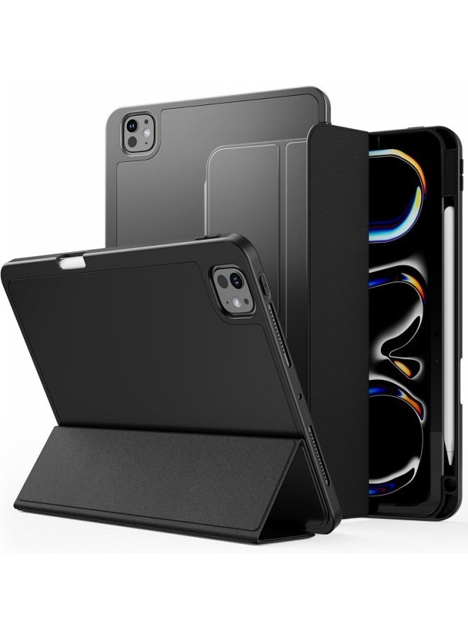 جراب جلدي مناسب لجهاز iPad مع فتحة للقلم - اللون: رمادي غامق - الطراز الملائم: iPad Mini7/（A17RO) - Image 2