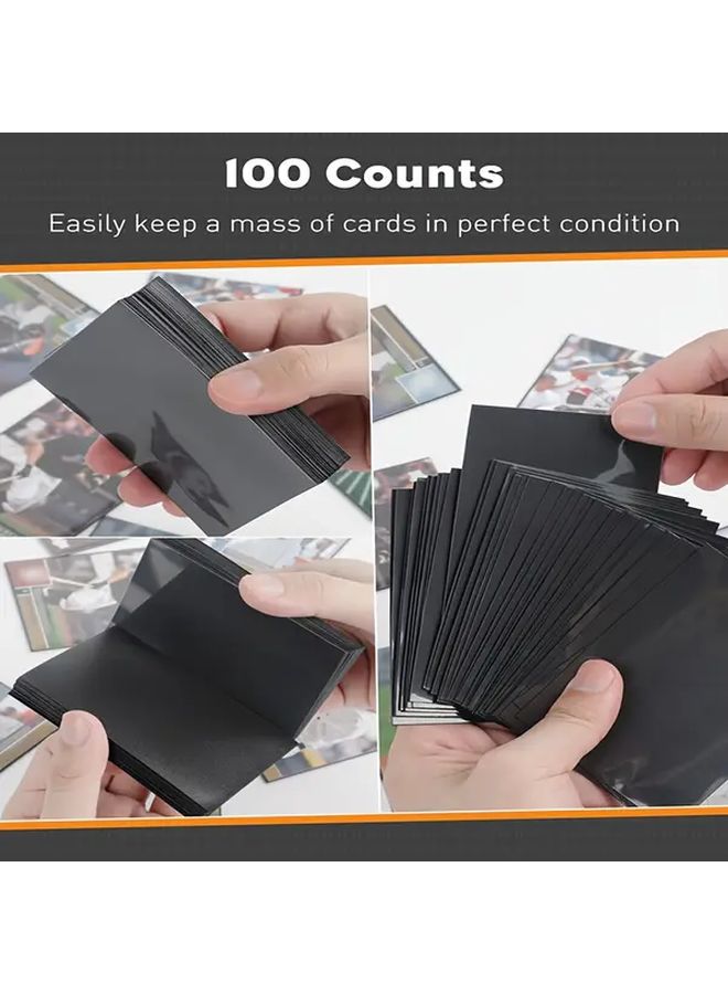 100 Count Matte Card Sleeves Standard Size Protective Deck Protectors for Trading Cards Baseball Sports Cards MTG - Image 3