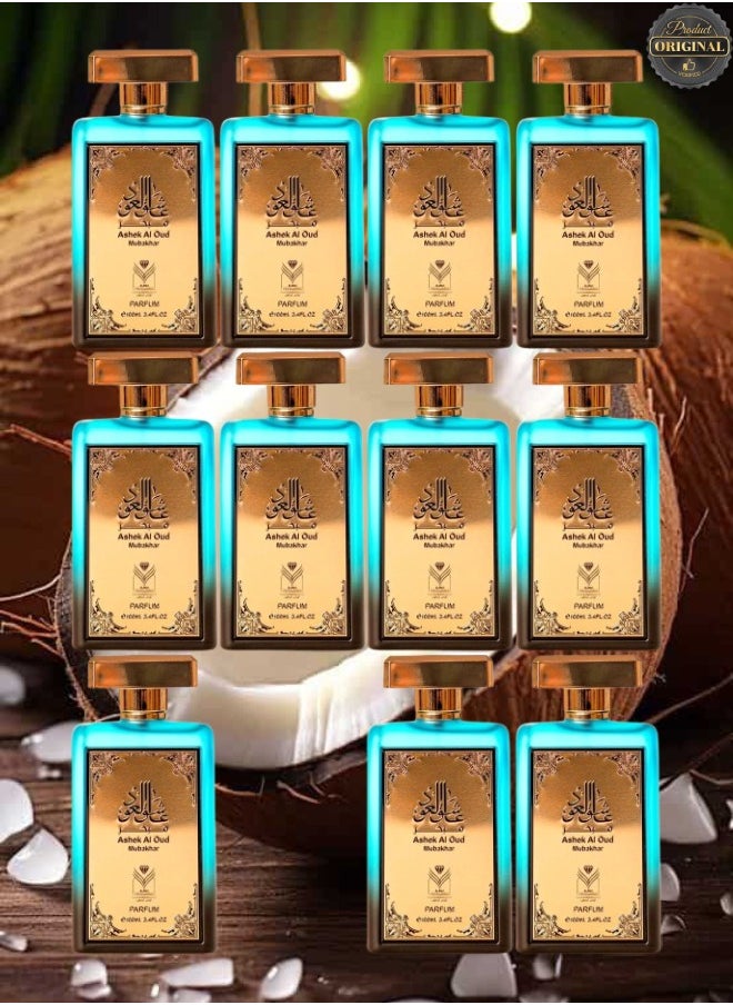 ALMAS PERFUMES - 11 Pieces Ashek Al Oud Perfume 100ML - Image 1