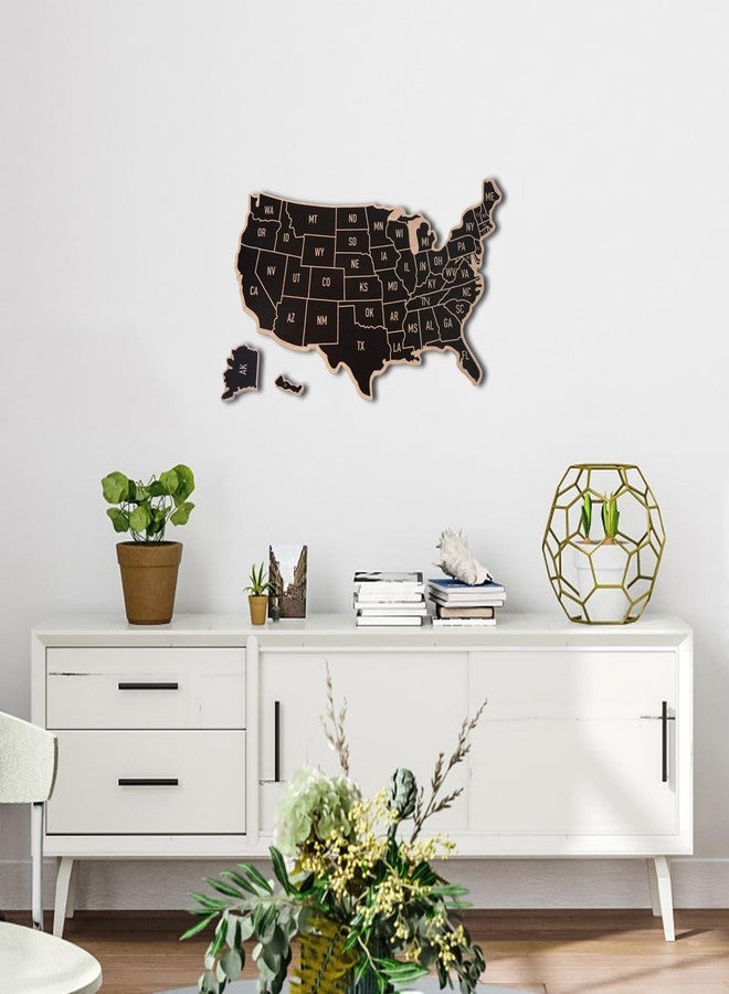 Aitakatta USA Wall Map, US Travel Tracker Felt Bulletin Board, 23.6x15.7 Inches Pin Board, Maps of United States for Travelers, Classroom Geography & Home Decor(BK-US-MAP,4060,1p) - Image 5