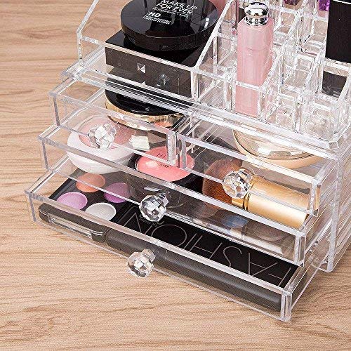 ONTRIP ONTRIP New Acrylic Makeup Organizer Storage Box Case Cosmetic Jewelry 4 Drawer Cases Holder Makeup Container Boxes - Image 4