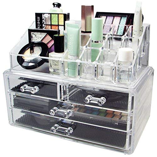 ONTRIP ONTRIP New Acrylic Makeup Organizer Storage Box Case Cosmetic Jewelry 4 Drawer Cases Holder Makeup Container Boxes - Image 5