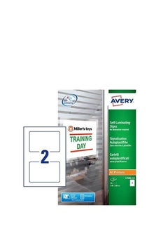 AVERY 10-Sheet Self-Laminating Signs White  - Image 5