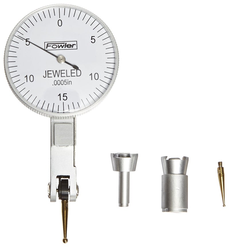 Fowler 52-562-776-0, Horizontal Test Indicator With 0-0.030" Measuring Range (White) - Image 1