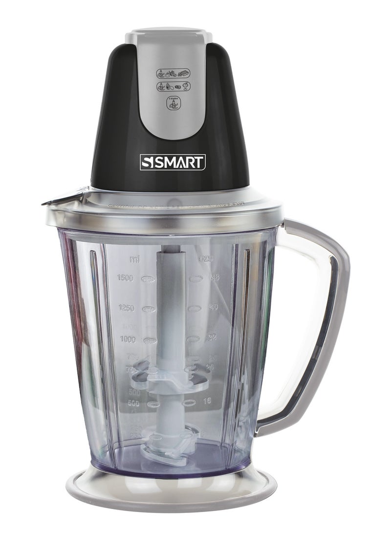 Smart - Meat kibbeh, 700 watts, 2 liters, resistant to breakage, with 2 accessories from S Smart - Image 1