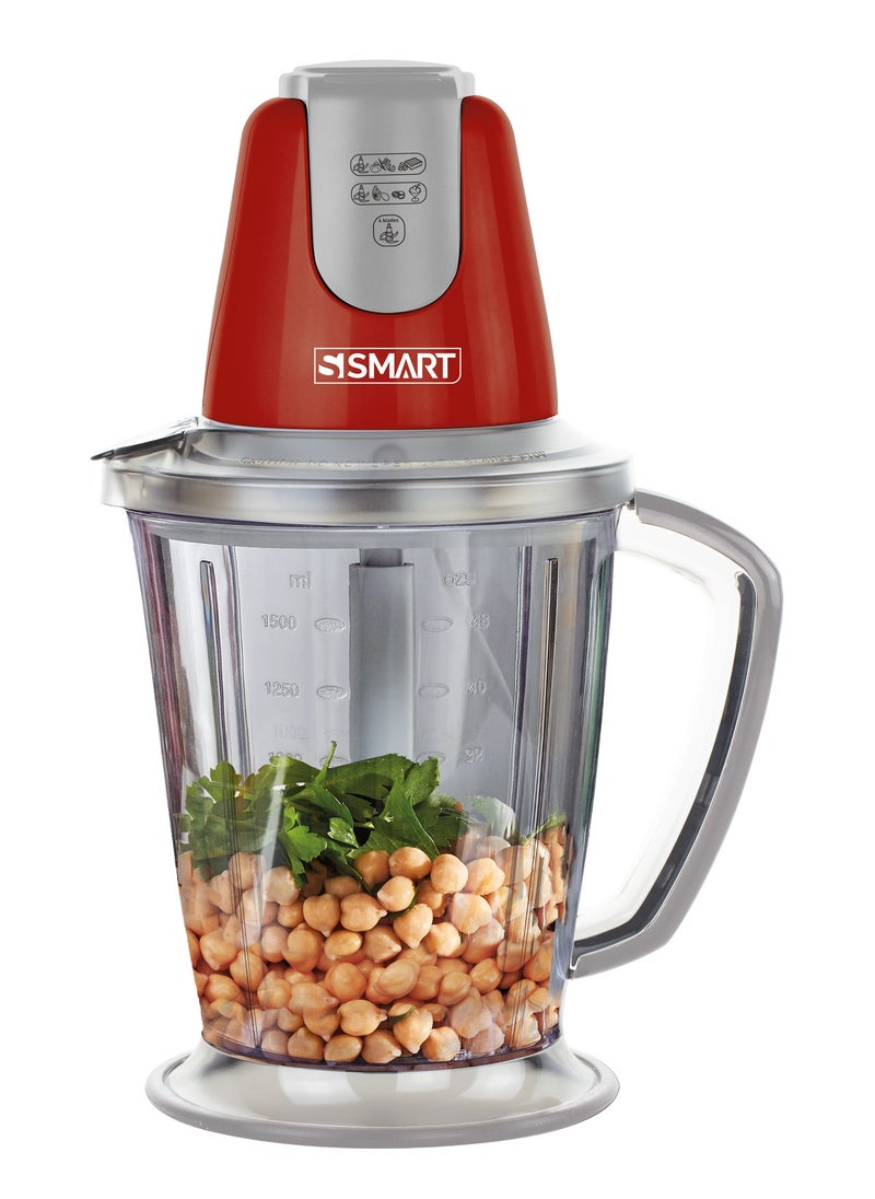 Smart - Meat kibbeh, 700 watts, 2 liters, resistant to breakage, with 2 accessories from S Smart - Image 1