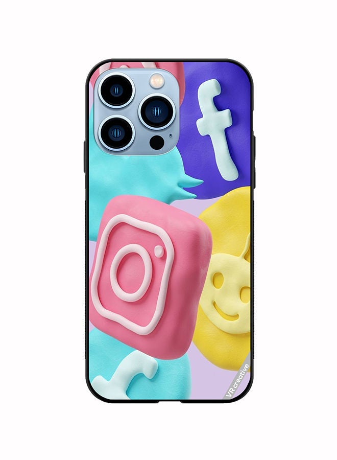 VR CREATIVE Protective Case Cover For Apple iPhone 14 Pro Max Icon Design Multicolour - Image 1