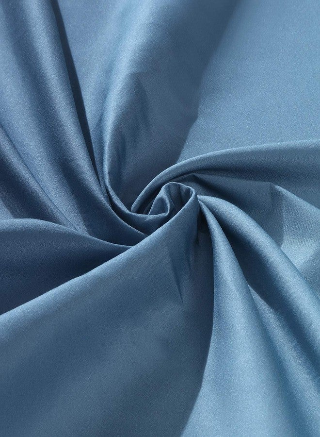 BESTRIPES Fabric Shower Curtain, Blue Shower Curtain, Plolyester Ombre Shower Curtains for Bathroom, Modern Decorative Bathroom Curtains, 72" W x 72" H - Image 4