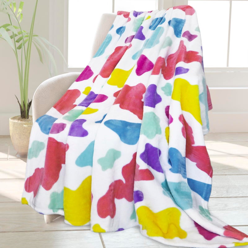 HSEEC Throw Blanket Fleece Cozy Blankets & Throws Soft Throw Blankets for Couch - Image 1