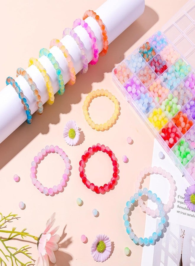 GEMSY Plastic Beads for Kids Crafts Children's Jewelry Making Kit DIY Bracelets Necklace Hairband and Rings Craft Kits Birthday for 4, 5, 6, 7-Year-Old Little Girls Multicolor (JMK-06) - Image 4