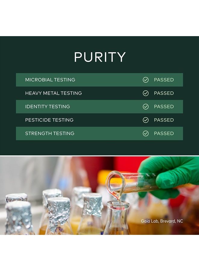 Gaia Herbs Organic Ashwagandha Gummies, Stress Support, Cinnamon, Ginger, Gluten Free, Vegan, 81 Count - Image 5