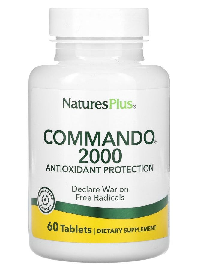 NaturesPlus Commando 2000 60 Tablets 