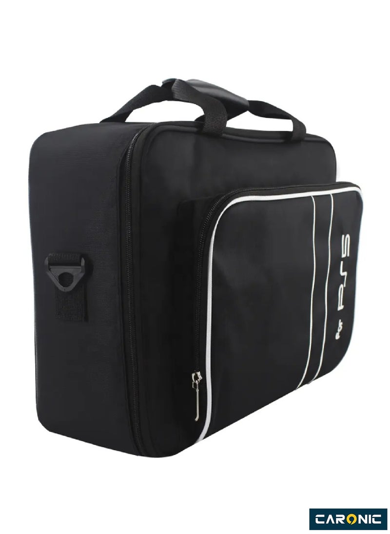 CARONIC - Storage Bag For PS5 Console Carrying Case Compatible For Playstation 5 - Image 1