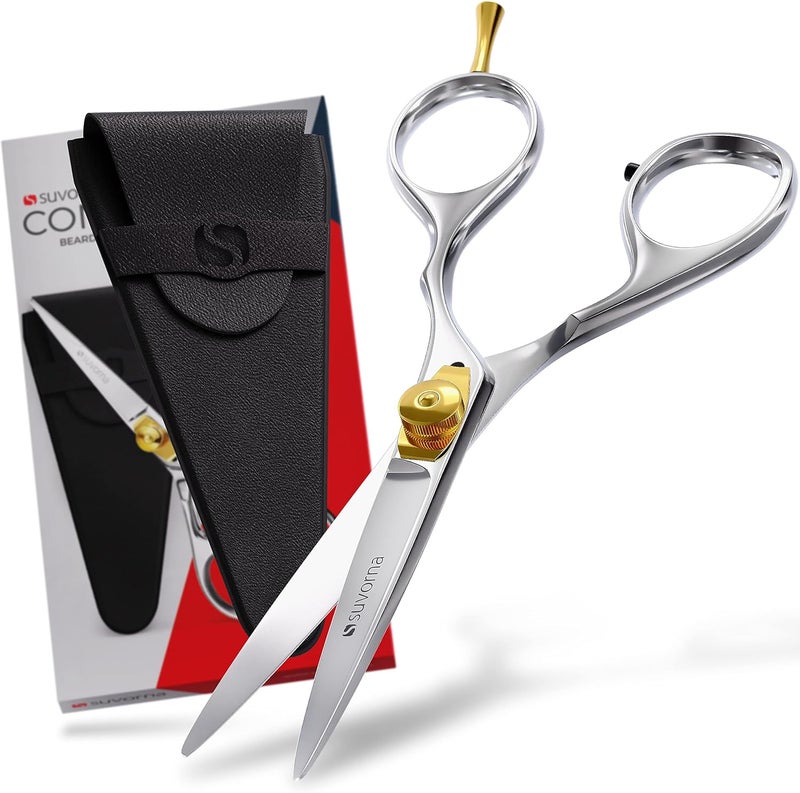Beard Scissors  Mustache Scissors  Professional 5 Inch Japanese Steel Scissors