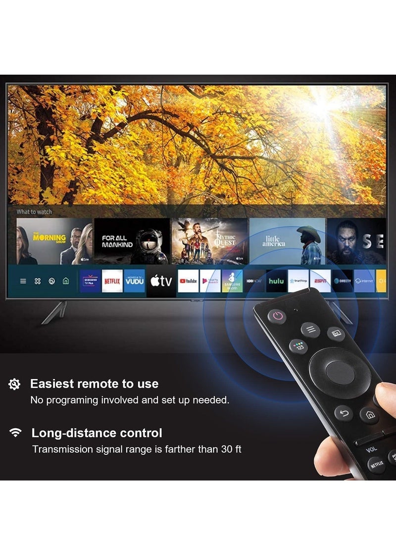 Raxoom Universal Remote-Control for Samsung Smart-TV, Remote-Replacement of HDTV 4K UHD Curved QLED and More TVs, with Netflix Prime-Video Buttons - Image 3