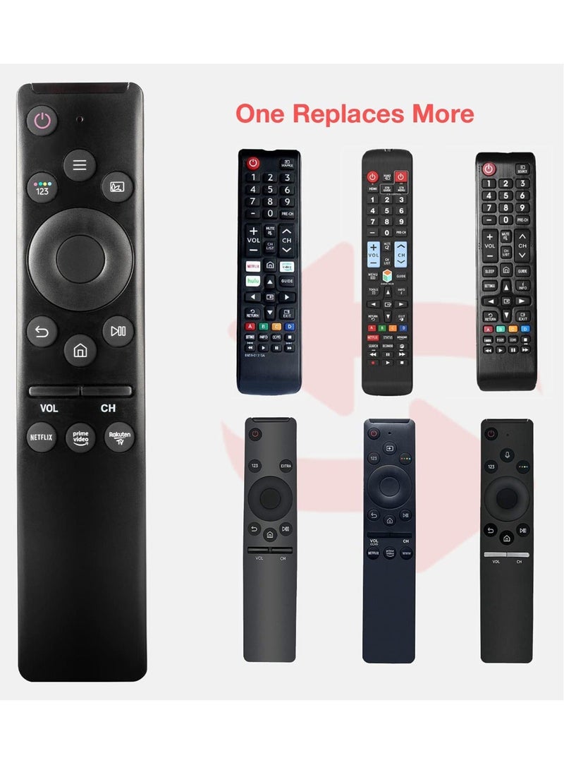 Raxoom Universal Remote-Control for Samsung Smart-TV, Remote-Replacement of HDTV 4K UHD Curved QLED and More TVs, with Netflix Prime-Video Buttons - Image 2