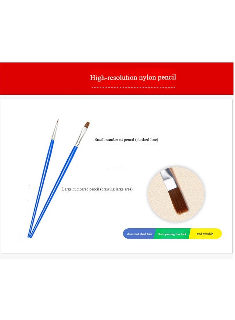 Anna DIY Cartoon Anime Hand-Painted Colorful Oil Painting Kit - Image 4