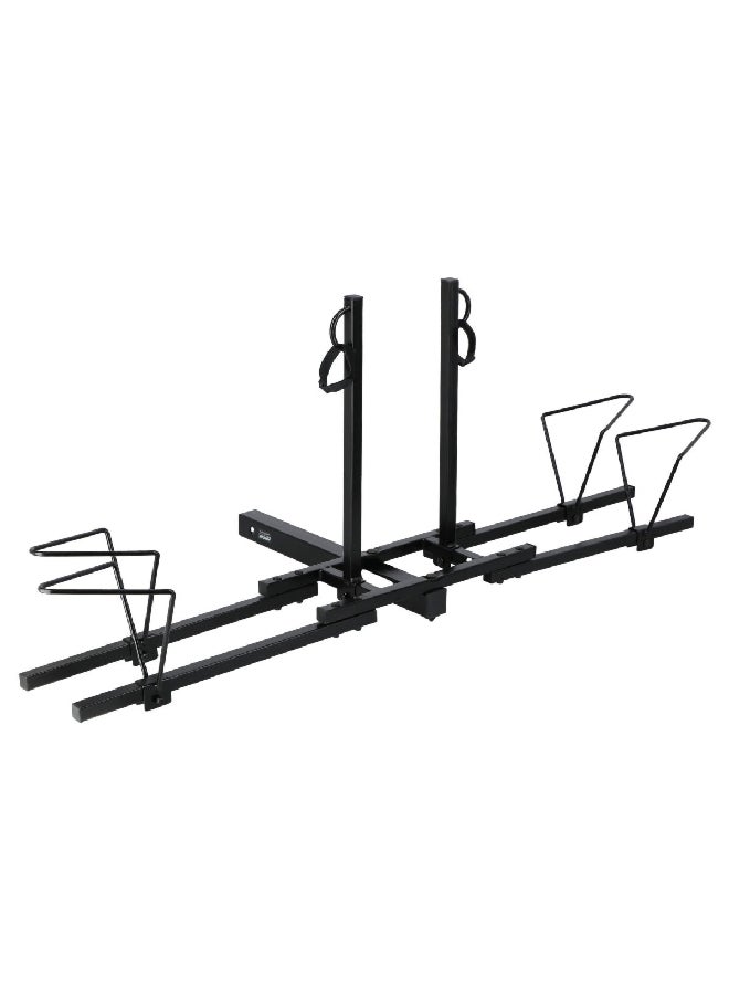 WAGAN 2x Load Compact and Durable Hitch Mount Steel Bike Carrier Black 40 kg 9035  - Image 1