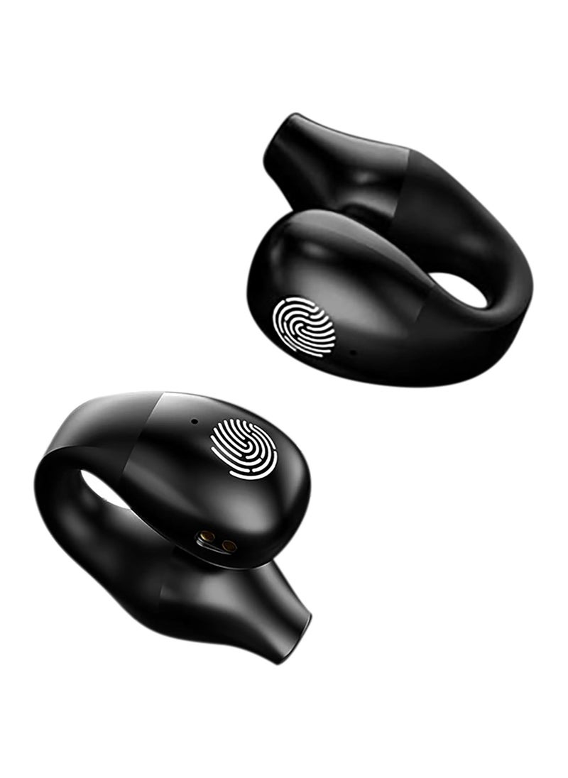 SWISS MILITARY Swiss Military Delta Active Noise Cancelling Earbuds - Air Conduction Technology, Smart Touch Sensors, 100 Precise Power Indicator, 5 Hr Music Time, Compatible with Android/iOS - Black  - Image 3