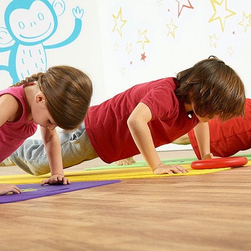 MERRITHEW Kids Yoga and Exercise Mat, Triple Sundog (Purple) 0.15 inch / 4 mm - Image 3