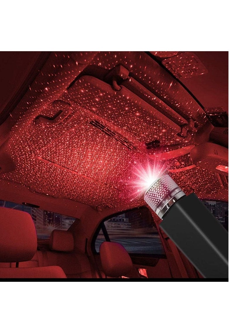 ELTRAZONE USB Car Roof Star LED Lights, Flexible Romantic Galaxy Night Lamp Fit All Cars Ceiling Decoration Light Interior Ambient Atmosphere -No Need to Install - Image 1