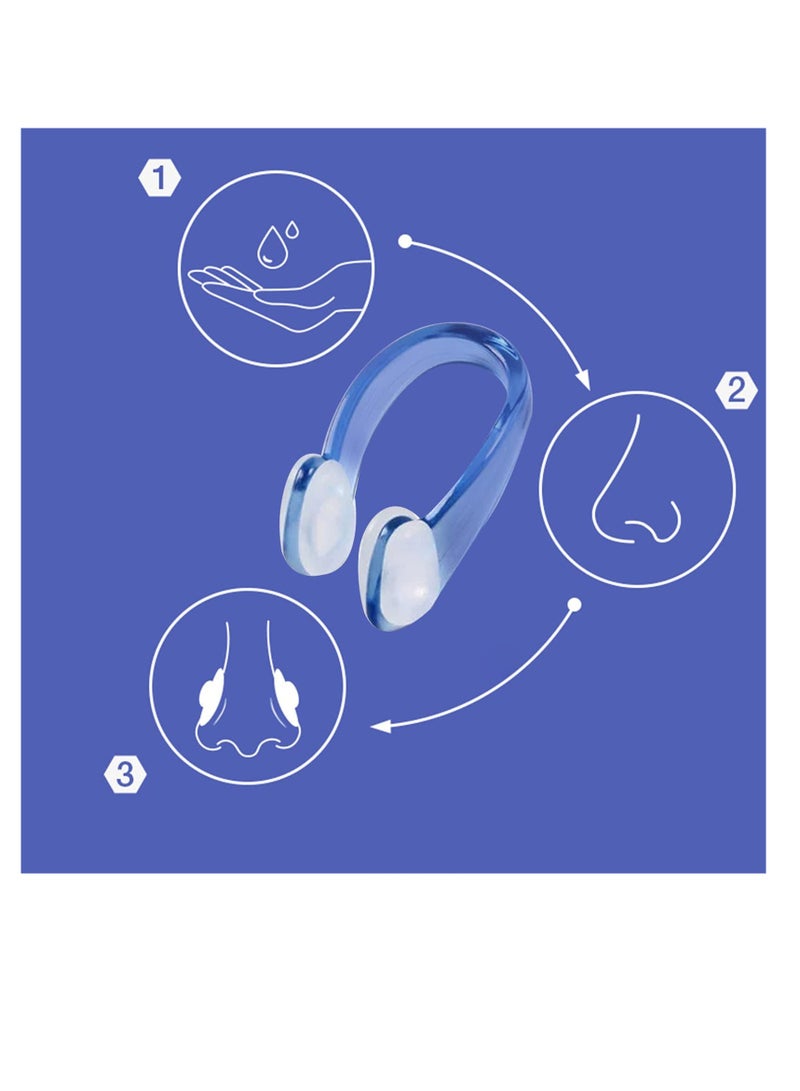 SYOSI 5 Pieces Swimming Nose Clip, Swimming Nose Plug, Waterproof Nose Clip Nose Protector, Training Nose Clip Silica Gel Swim Nose Clip Swim Nose Clip Plug, Protector For Swimming Adult and Kids - Image 4
