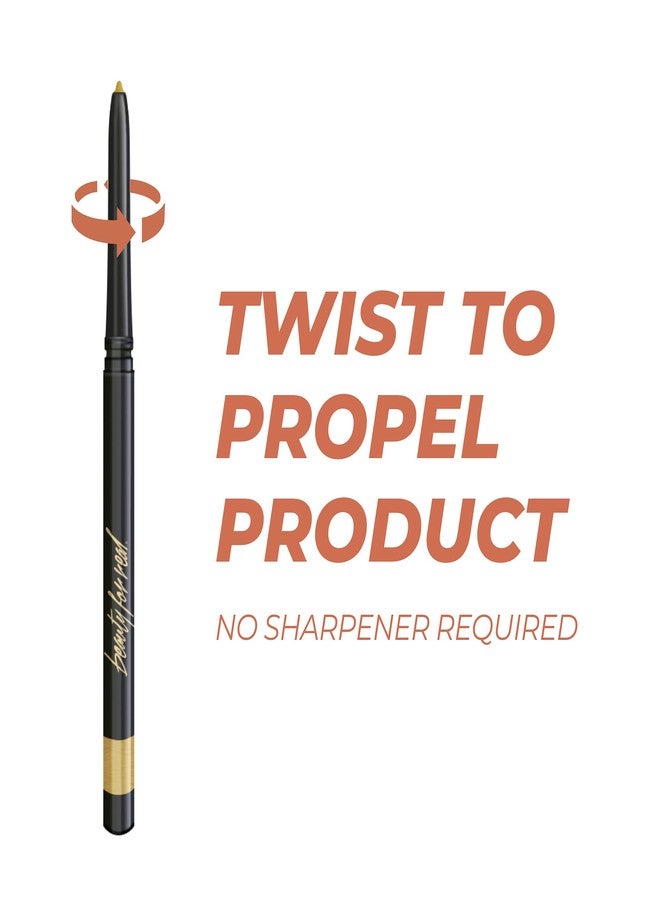 Beauty For Real I-Line 24-7 Eyeliner, 24 Karat - Metallic Gold - Long-Wearing, Waterproof Gel Formula - Safe for Sensitive Eyes & Contact Lens Wearers - 0.01 oz - Image 5