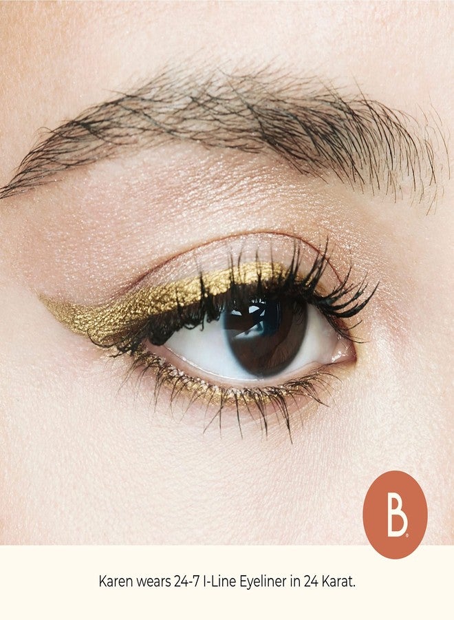 Beauty For Real I-Line 24-7 Eyeliner, 24 Karat - Metallic Gold - Long-Wearing, Waterproof Gel Formula - Safe for Sensitive Eyes & Contact Lens Wearers - 0.01 oz - Image 4