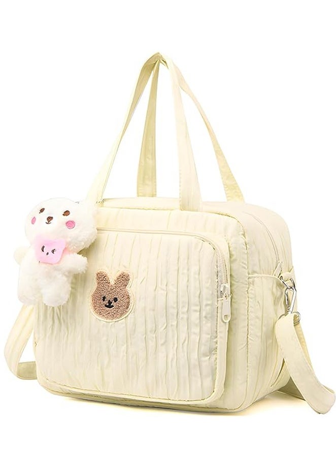 MAOGEDA Baby Diaper Bag Tote, Easy to clean Baby Nappy bags, Lightweight Travel Diaper Tote Maternity Bags, Multifunction baby Storage bag with Adjustable Shoulder Strap, Does not include pendant  - Image 1