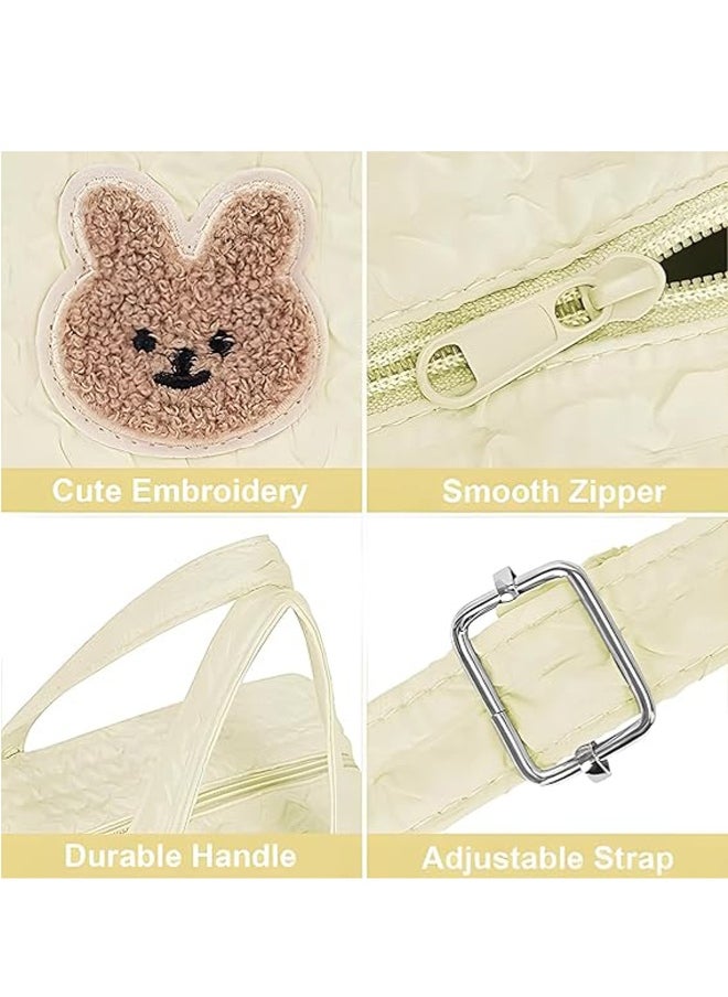 MAOGEDA Baby Diaper Bag Tote, Easy to clean Baby Nappy bags, Lightweight Travel Diaper Tote Maternity Bags, Multifunction baby Storage bag with Adjustable Shoulder Strap, Does not include pendant  - Image 2