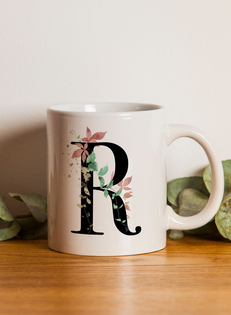 لوحة كوب سيراميك  أونصة بتصميم حرف  على الجانبين - Image 3