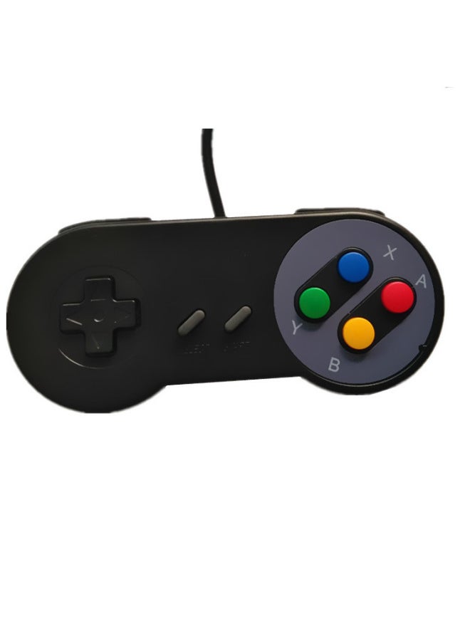 Generic - For Nintendo Super Handle WII SNES USB Gamepad Tri-color Shell Mold-Product Color:Gray Purple - Image 1