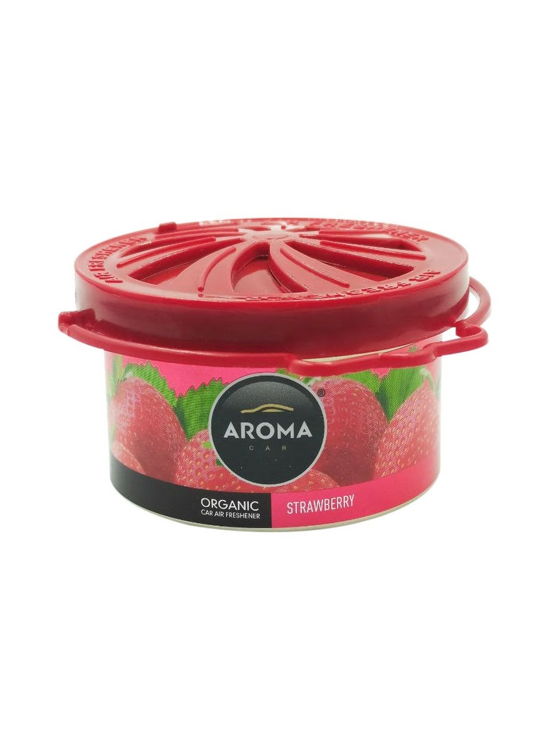 Aroma Organic Air Freshener Long Lasting 40g Car Air Freshener Aroma Strawberry - Image 2