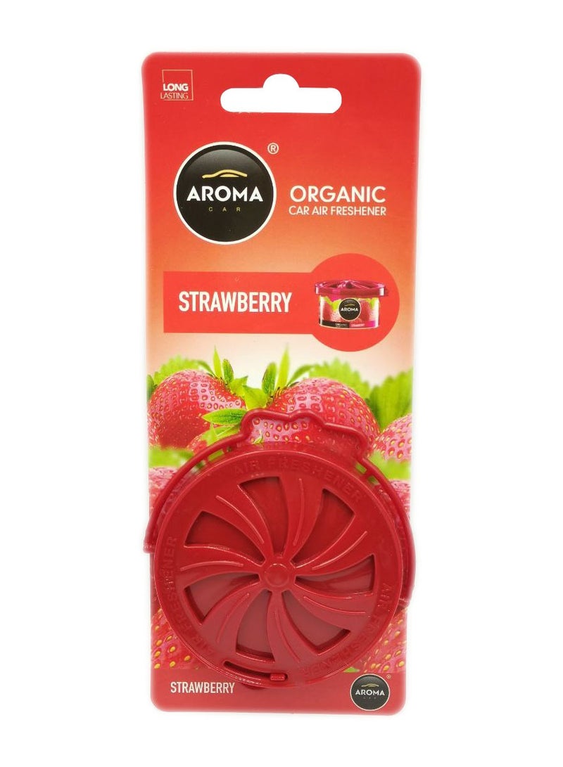 Aroma Organic Air Freshener Long Lasting 40g Car Air Freshener Aroma Strawberry - Image 5