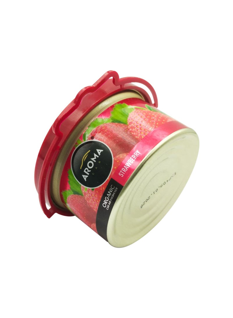 Aroma Organic Air Freshener Long Lasting 40g Car Air Freshener Aroma Strawberry - Image 3
