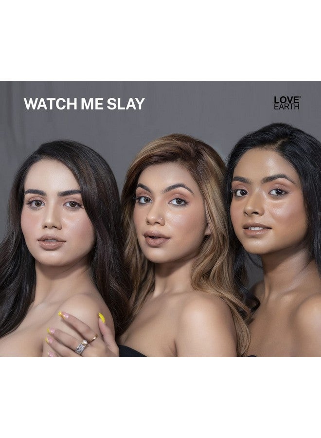 Love Earth Lip Tint & Cheek Tint Multipot Combo (Raspberry Pink & Caramel Brown) with Richness of Jojoba Oil and Vitamin E for Lips, Eyelids and Cheeks - Image 2