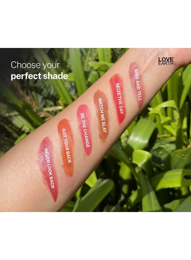 Love Earth Lip Tint & Cheek Tint Multipot Combo (Raspberry Pink & Caramel Brown) with Richness of Jojoba Oil and Vitamin E for Lips, Eyelids and Cheeks - Image 4