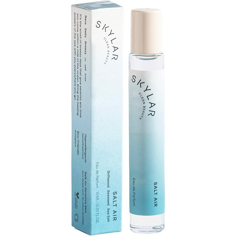 Skylar Salt Air Eau de Parfum - Hypoallergenic & Clean Perfume for Women & Men, Vegan & Safe for Sensitive Skin - Fresh Perfume with Notes of Driftwood, Sea Salt & Seaweed - 10mL /0.33 Fl oz - Image 1