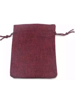 Purse Burgundy Color Jute Fabric 7x9 cm 10 Pieces - pzsku/Z1D825BB7F358FCD39521Z/45/_/1736928485/b14ba109-6501-4839-85a2-0ab21c47325a