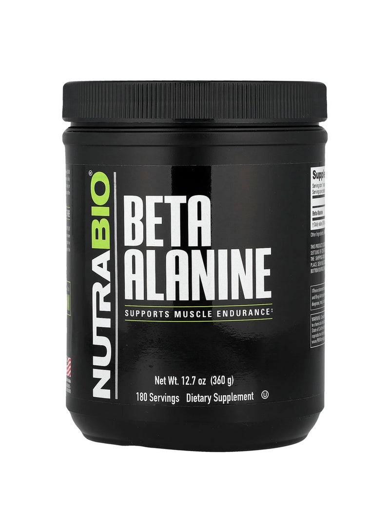 NutraBio Beta Alanine, 12.7 oz (360 g)
