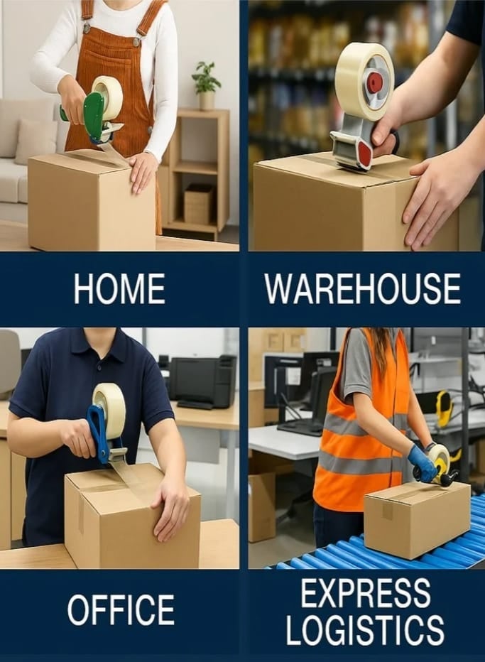 3 Heavy-Duty Clear Packing Tape – Value Size – Strong Adhesive Tape for Parcels, Boxes & Shipping Bags – Ideal for Home, Office & Warehouse Use - Image 3