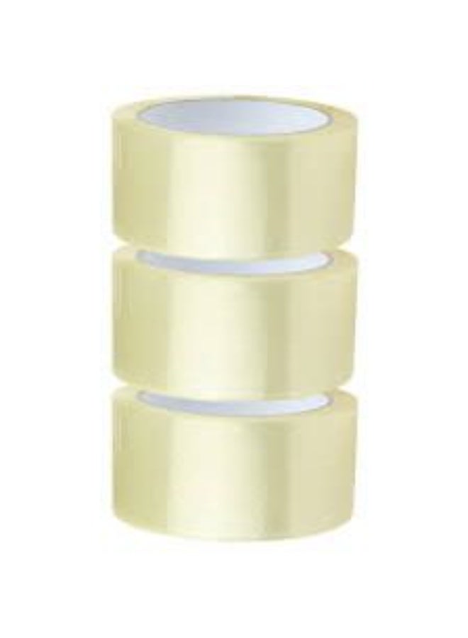 3 Heavy-Duty Clear Packing Tape – Value Size – Strong Adhesive Tape for Parcels, Boxes & Shipping Bags – Ideal for Home, Office & Warehouse Use - Image 1