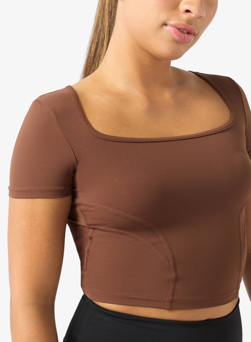 FRWD Soft Touch Seamless Training Top with Mesh Back - Image 3