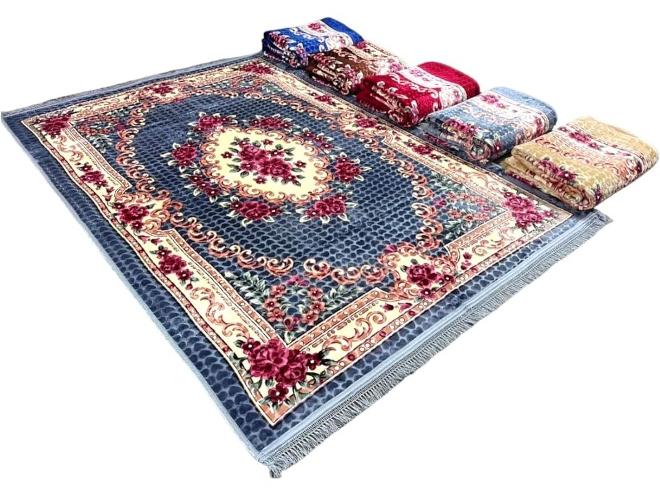 GO2CAMPS Premium Quality Majlis Mat, Majlis Carpet (2X3 Mtr) With Carry Bag, Living Room Rug Cushion Soft, Shine, Desert Mat, Camping Mat, Picnic Mat, Camping Rug, Carpet For Living Room, Office-Multicolours - Image 1