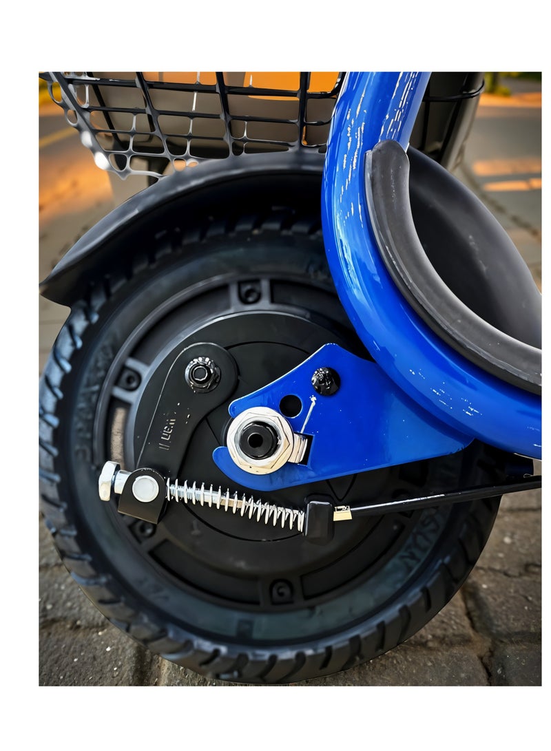 Electric Scooter with Seat  Foldable Design  LCD Display Adjustable Height Rechargeable Battery Safe Braking System Lightweight & Portable - Image 2