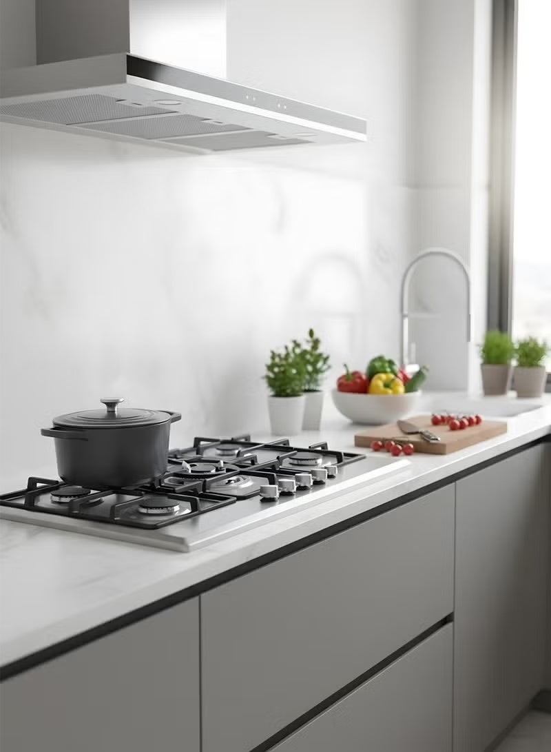 Kumtel Built-in Gas Hob 90×60 cm Stainless Steel – 5 Burners – Model M9-50BTF - Image 4