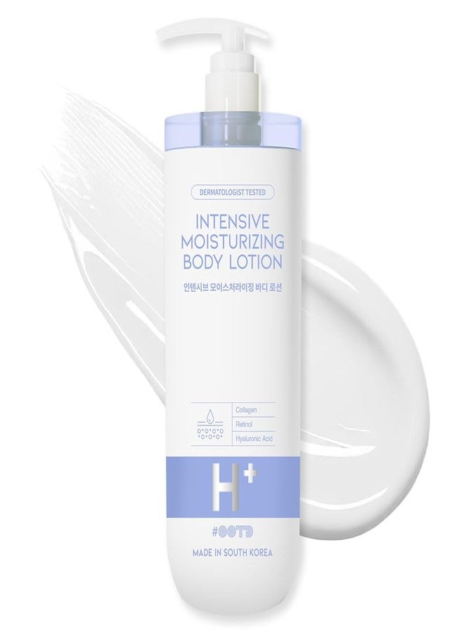 #OOTD Intensive Moisturizing Body Lotion, 750ml (25.36 fl oz.) Gentle Daily Moisturizer with Hyaluronic Acid & Collagen for Dry & Sensitive Skin - Image 1