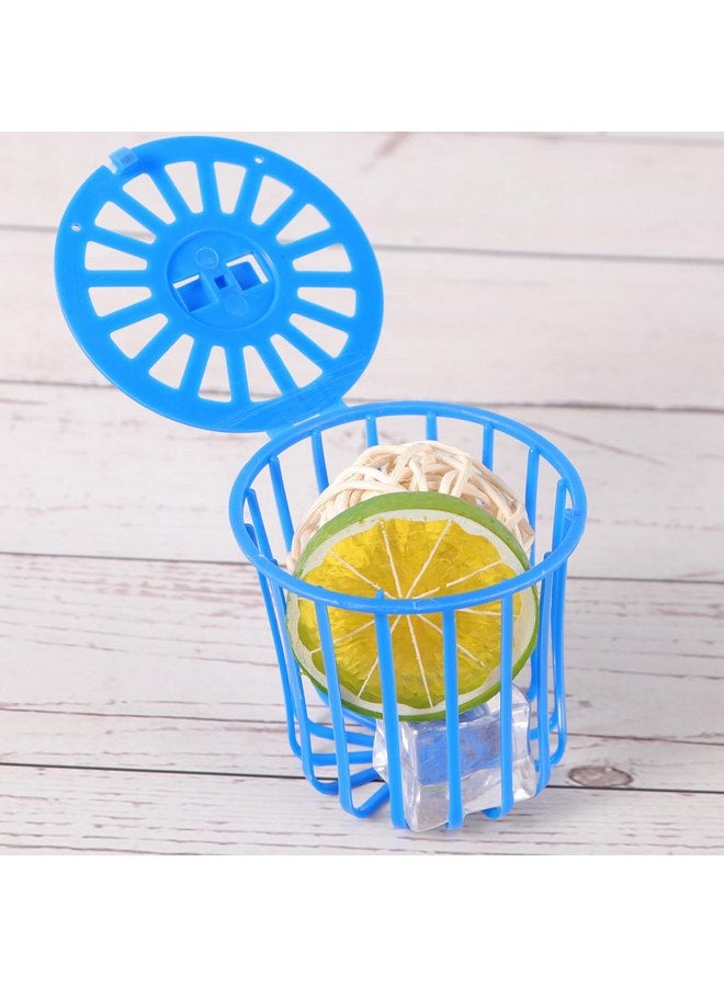 5 Pcs Bird Food Holder for Cage, Plastic Hanging Parrot Fruit Basket, Bird Vegetable Container, Bird Hanging Snack Rack for Bird Supplies - Image 2